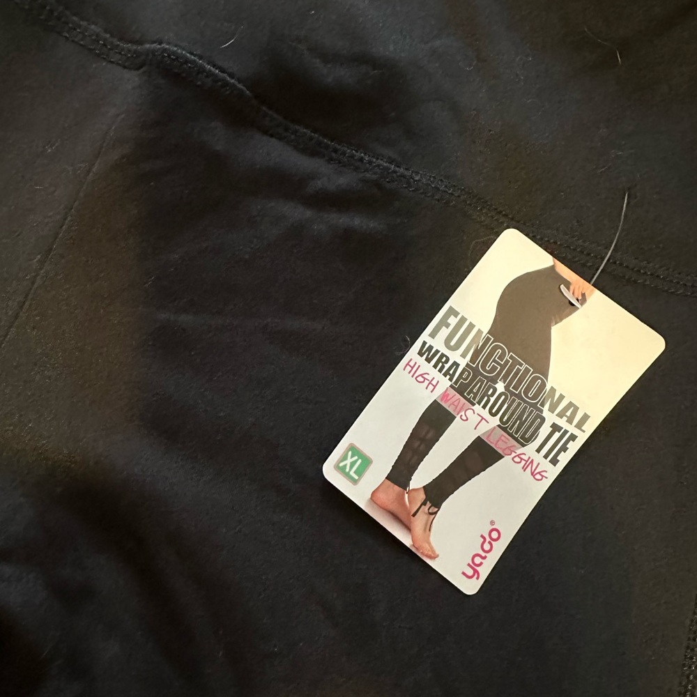 Leggings tie ankle style large